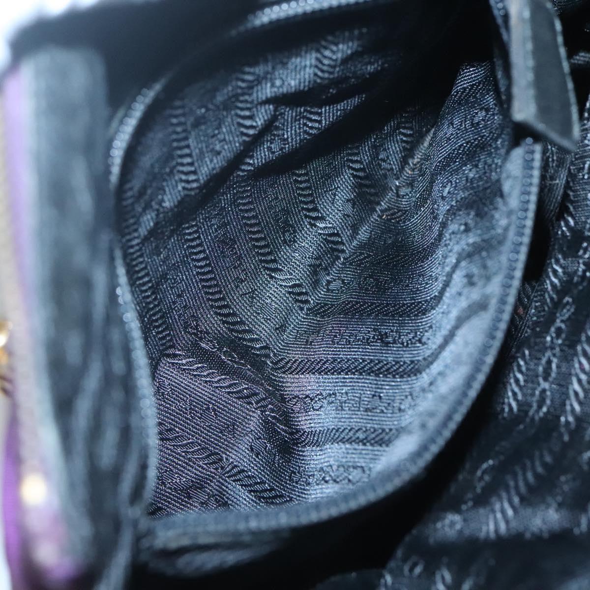 Prada Chain Shoulder Bag Quilted Tessuto