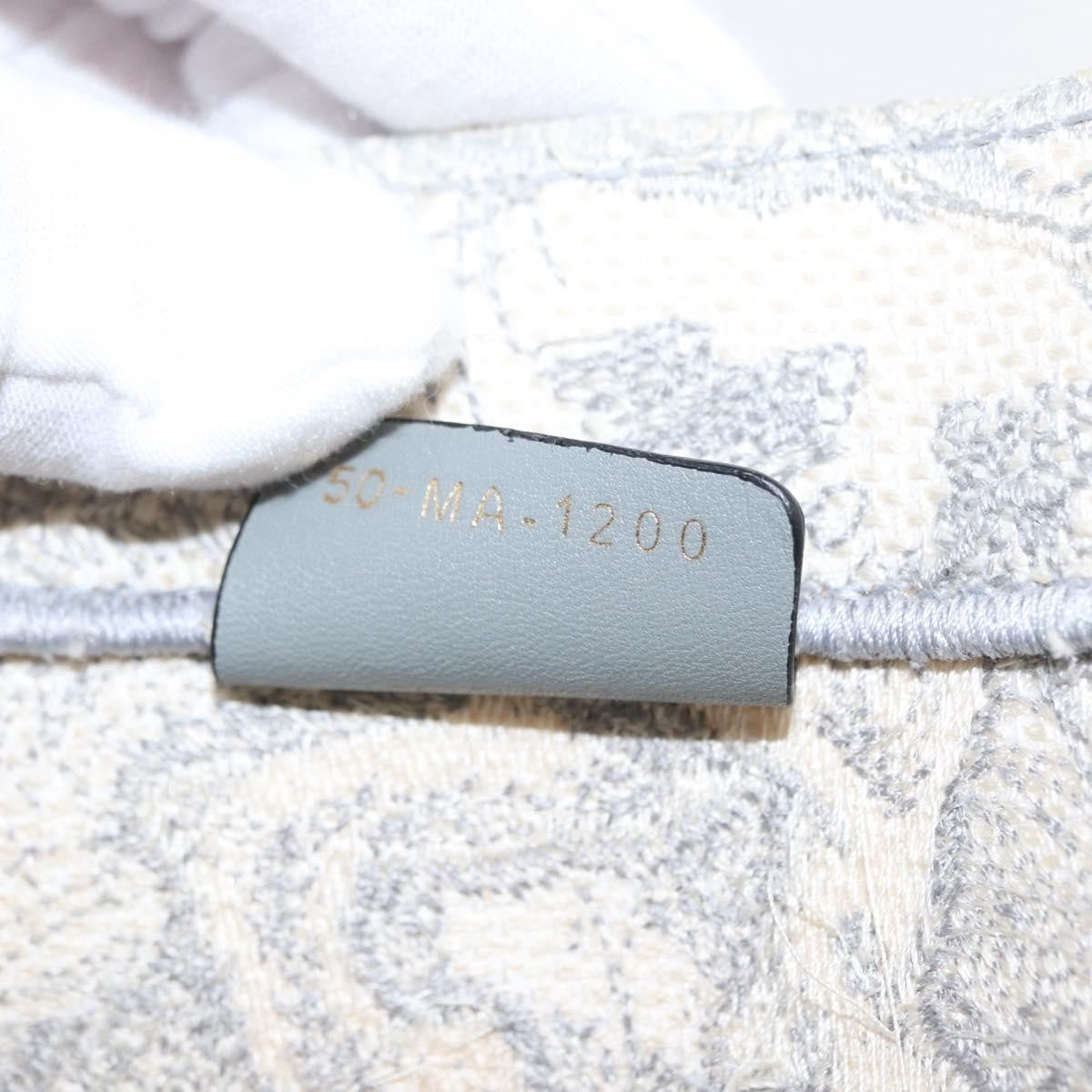 Christian Dior Book Tote Embroidered Canvas