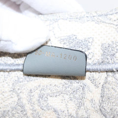 Christian Dior Book Tote Embroidered Canvas