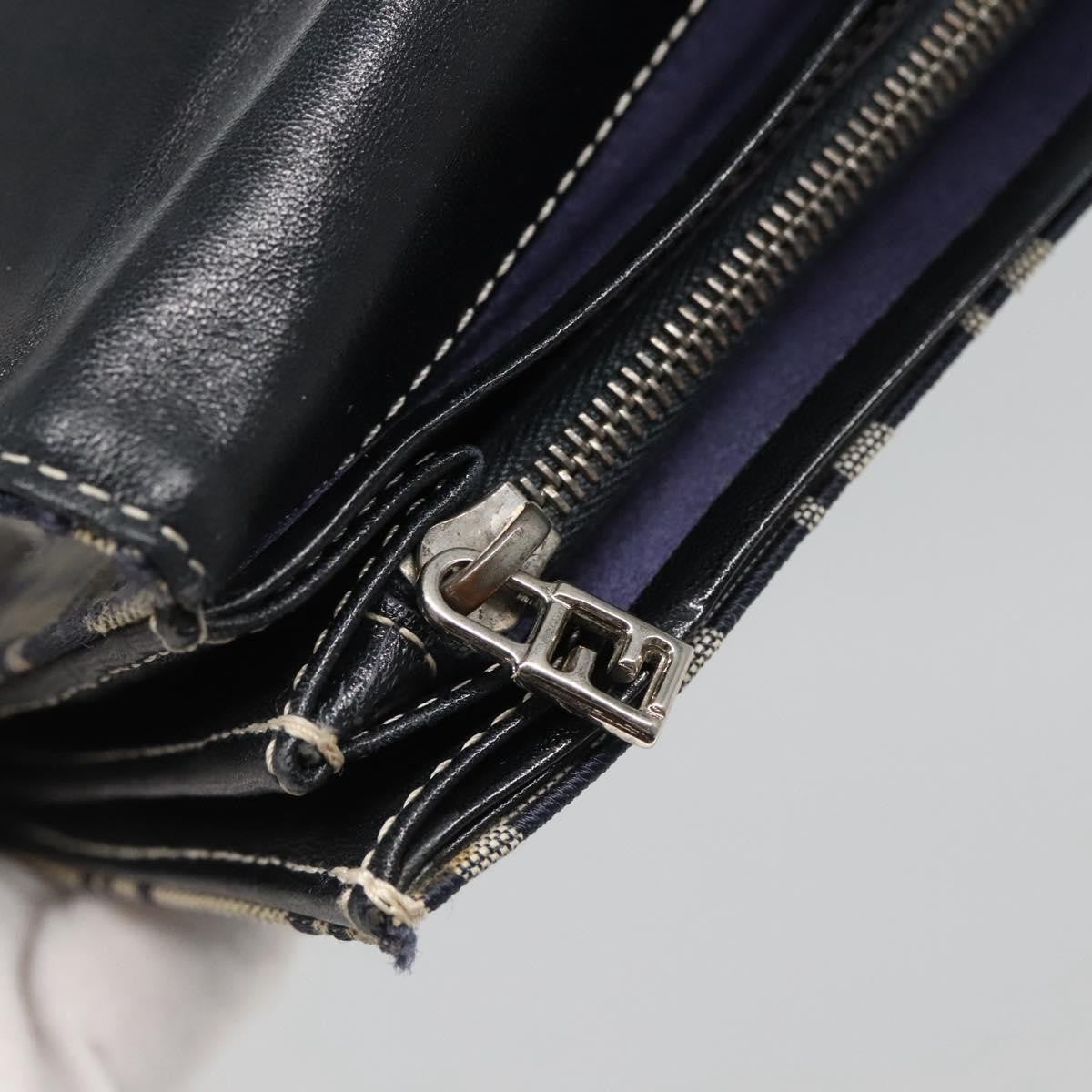 Fendi FF Continental Wallet Canvas