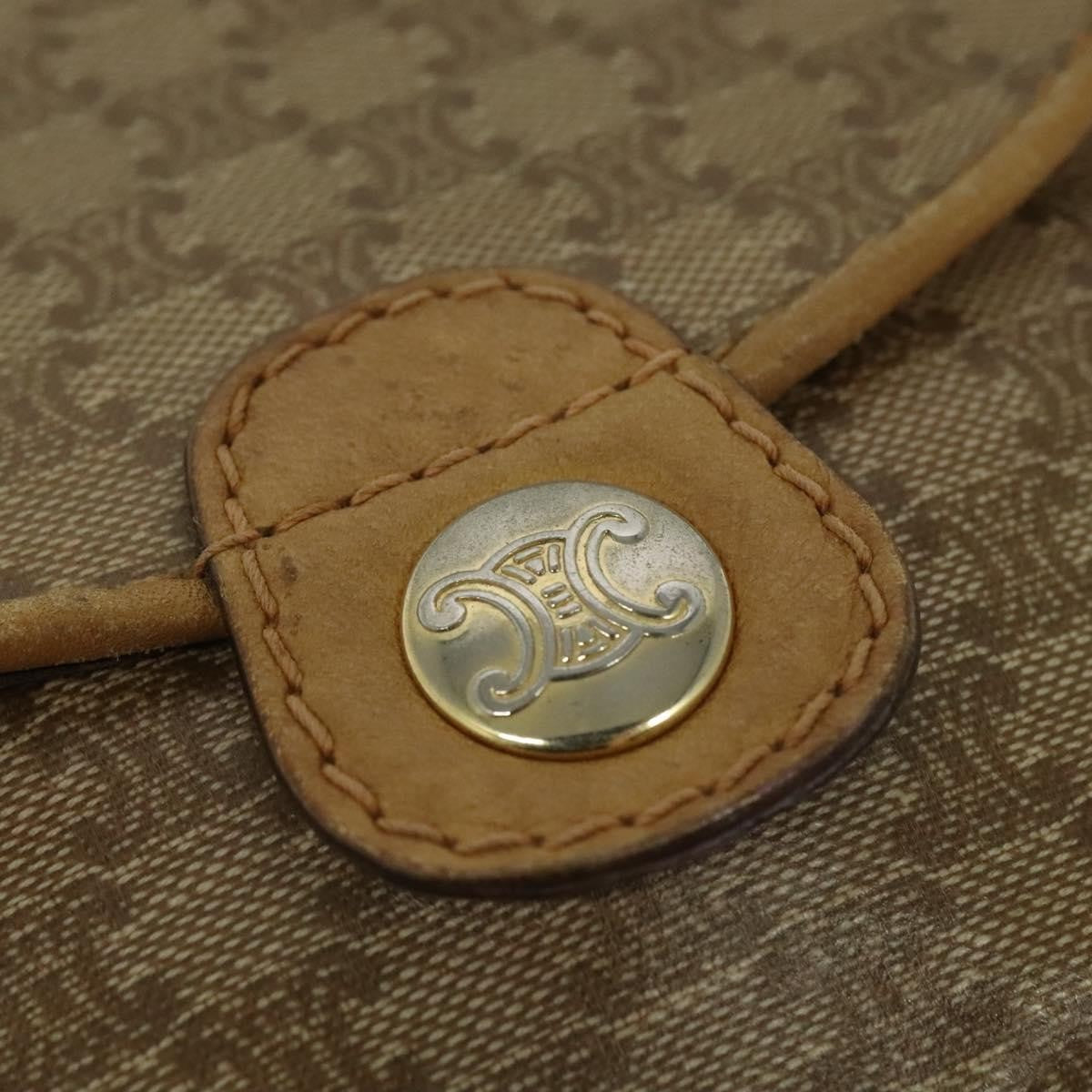 Celine Vintage Macadam Shoulder Bag Macadam Canva  Vinyl