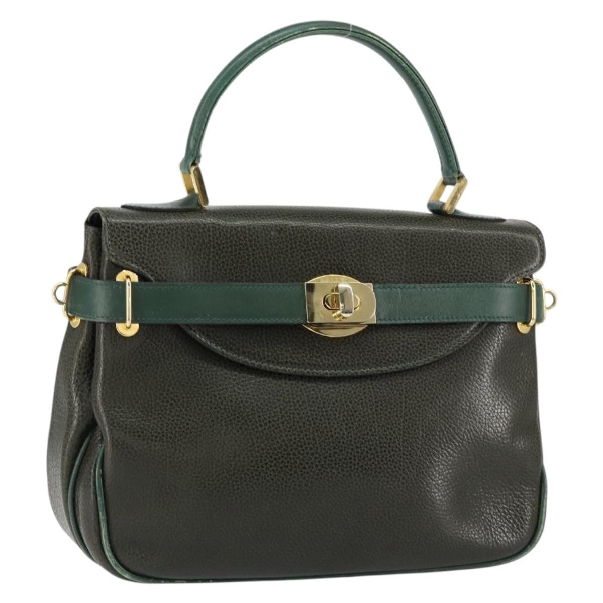 Bally Vintage Handbag Leather