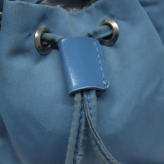 Prada Drawstring Wristlet Bucket Bag Tessuto