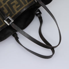 Fendi Open Shopping Tote Zucca Canvas