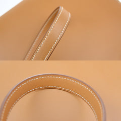 Hermes Kelly Handbag Brown Chamonix with Gold Hardware