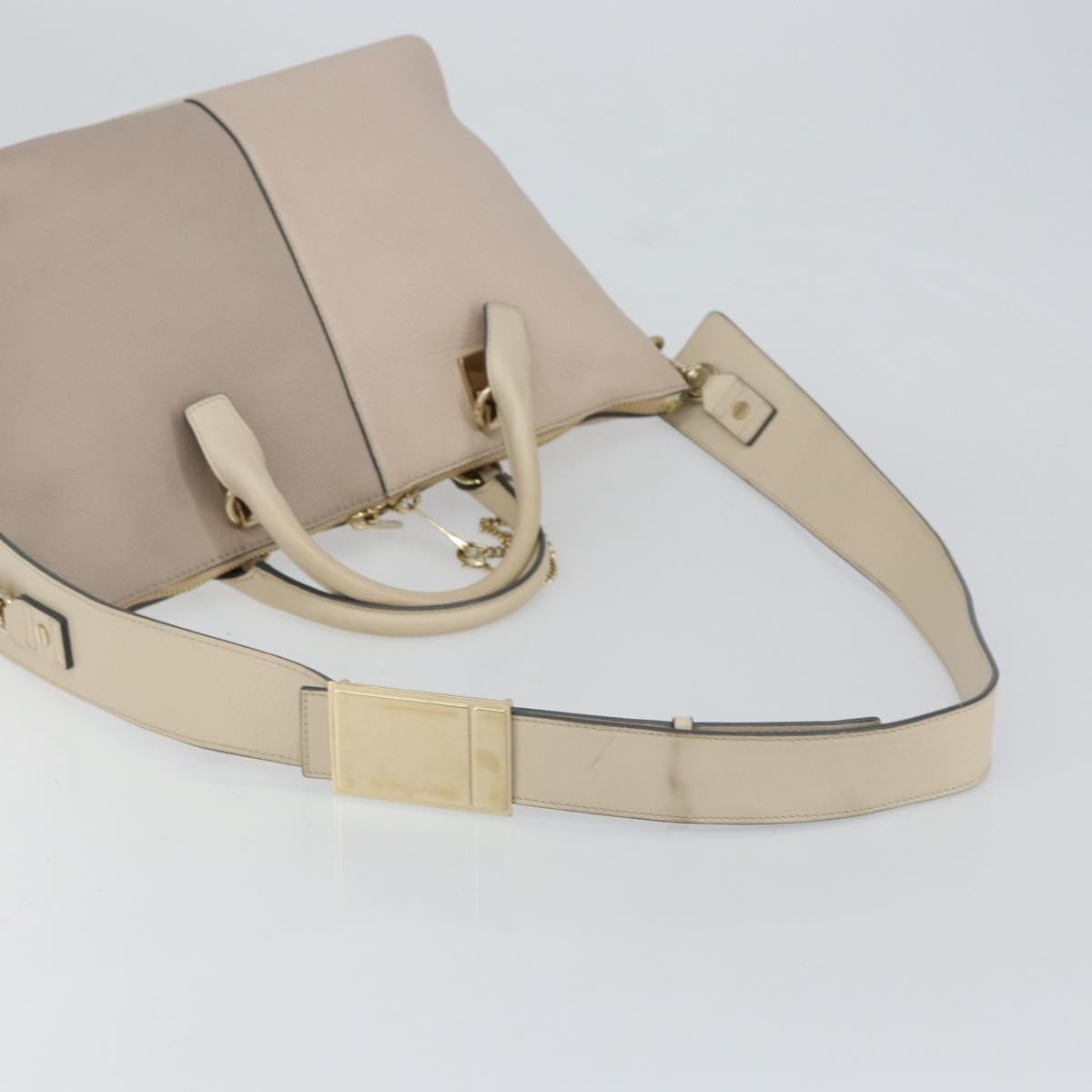Chloe Bicolor Baylee Satchel Leather