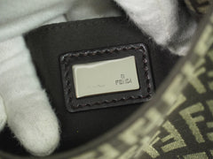 Fendi Mamma Baguette Shoulder Bag Canvas