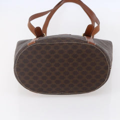 Celine Vintage Macadam Tote bag Canvas and Leather