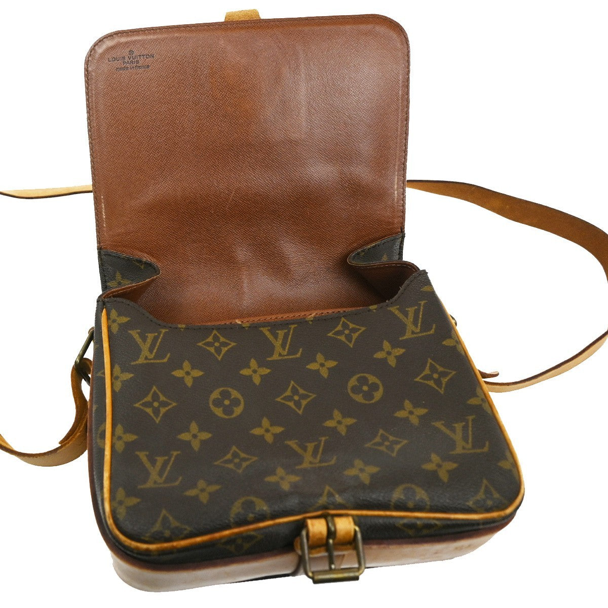 Louis Vuitton Cartouchiere Handbag Monogram Canvas