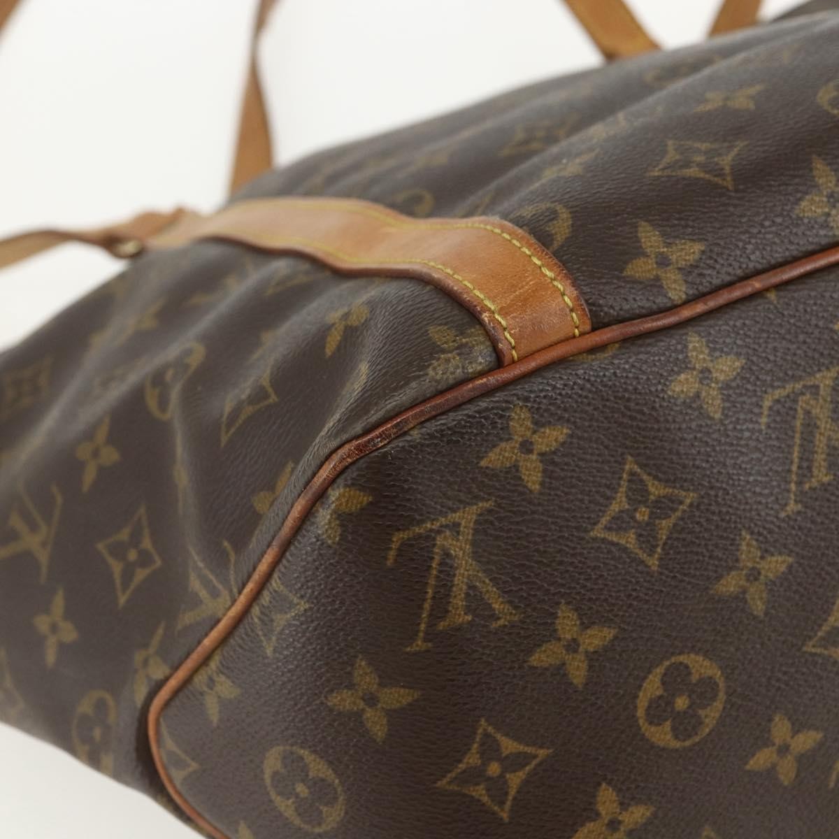 Louis Vuitton Shopping Sac Handbag Monogram Canvas