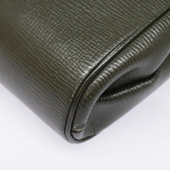 Celine Vintage Circle Logo Crossbody Bag Leather