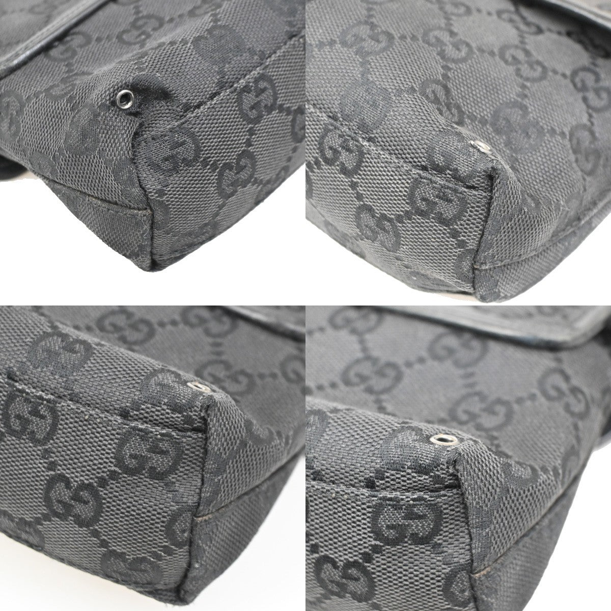 Gucci Vintage Jackie Waist Bag GG Canvas