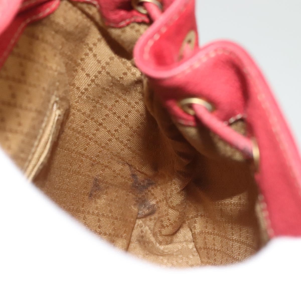 Gucci Vintage Bamboo Backpack Suede