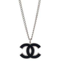 Chanel CC Pendant Necklace Metal