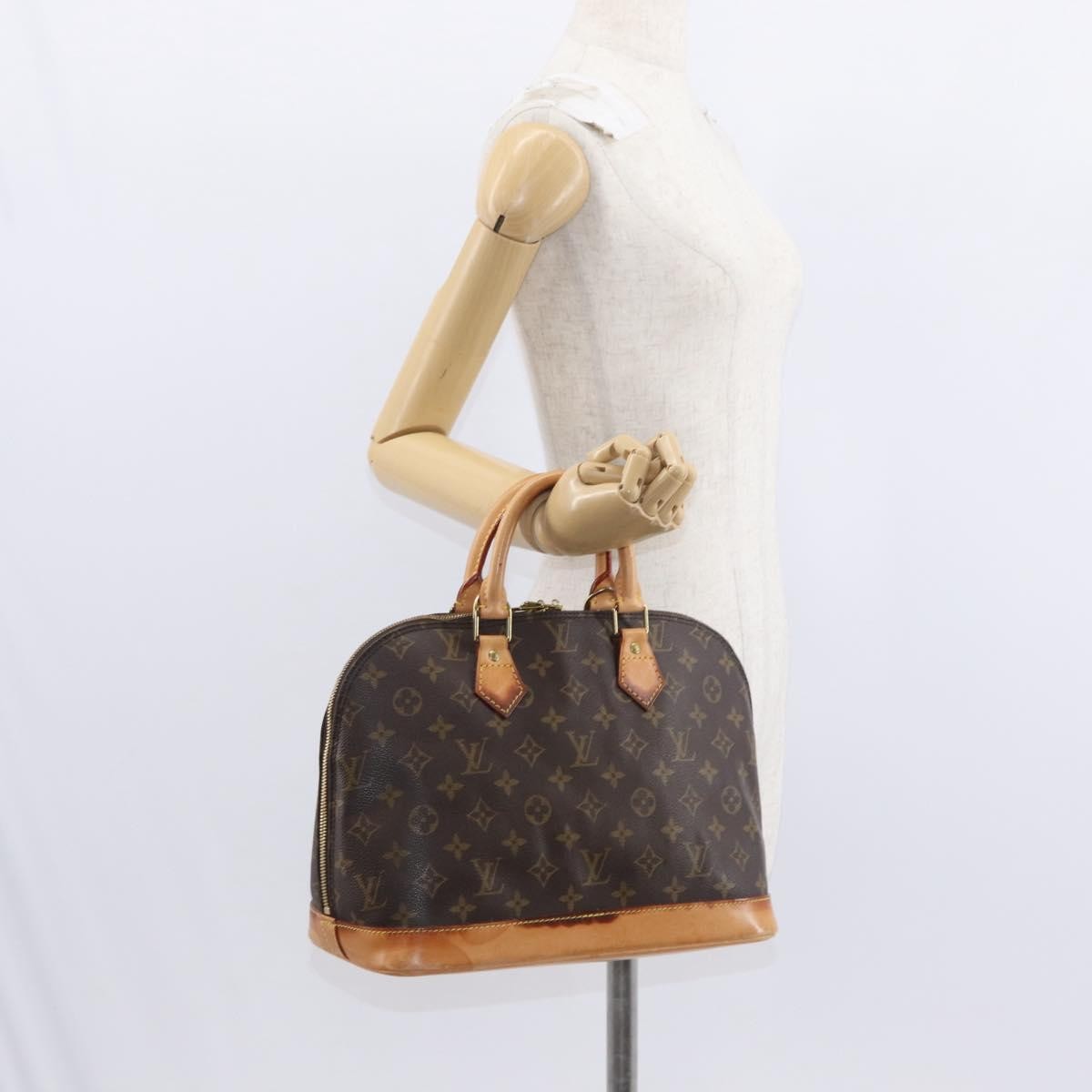 Louis Vuitton Alma Handbag Monogram Canvas
