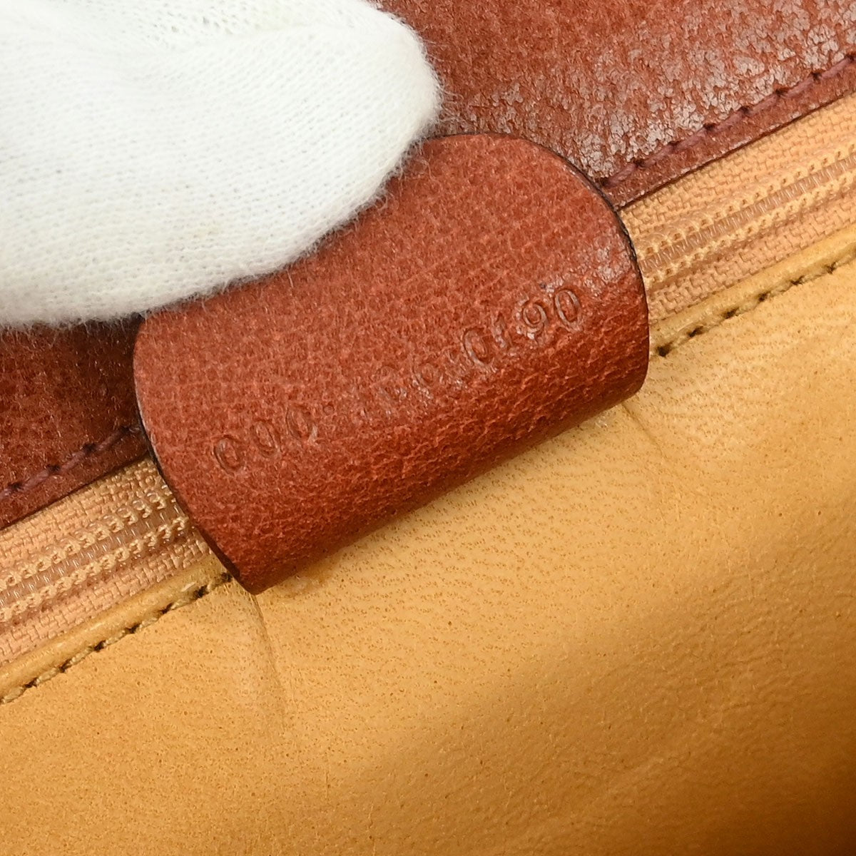 Gucci Lady Lock Bamboo Top Handle Bag Leather