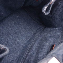 Prada Canapa Convertible Tote Denim