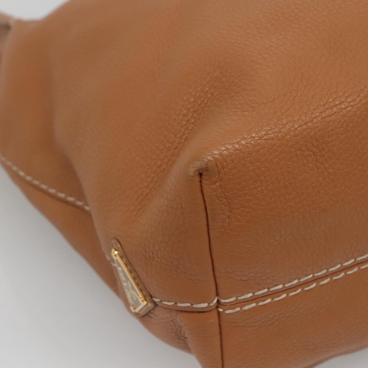 Prada Embossed Logo Convertible Open Tote Vitello Daino