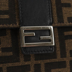 Fendi Baguette Convertible Belt Bag Zucca canvas