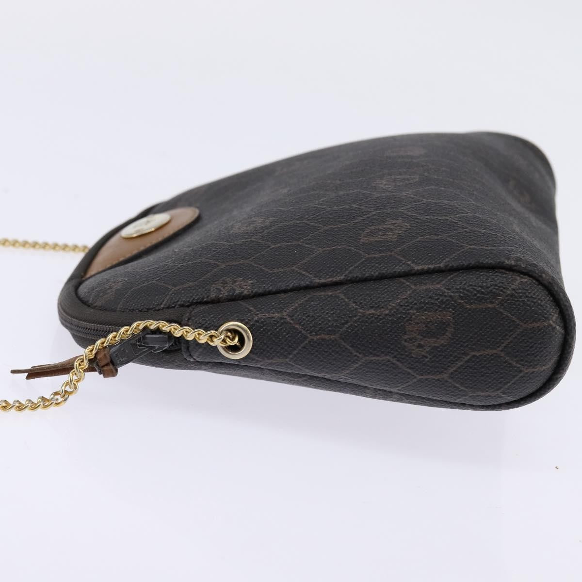 Christian Dior Vintage Honeycomb chain Canvas