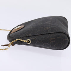 Christian Dior Vintage Honeycomb chain Canvas