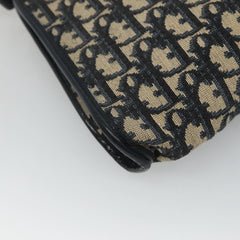 Christian Dior Vintage Trotter Shoulder Bag Canvas