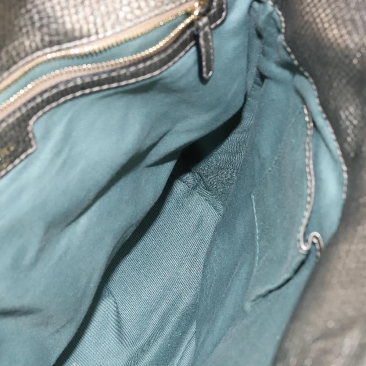 Bvlgari Leoni Top Handle Bag Leather