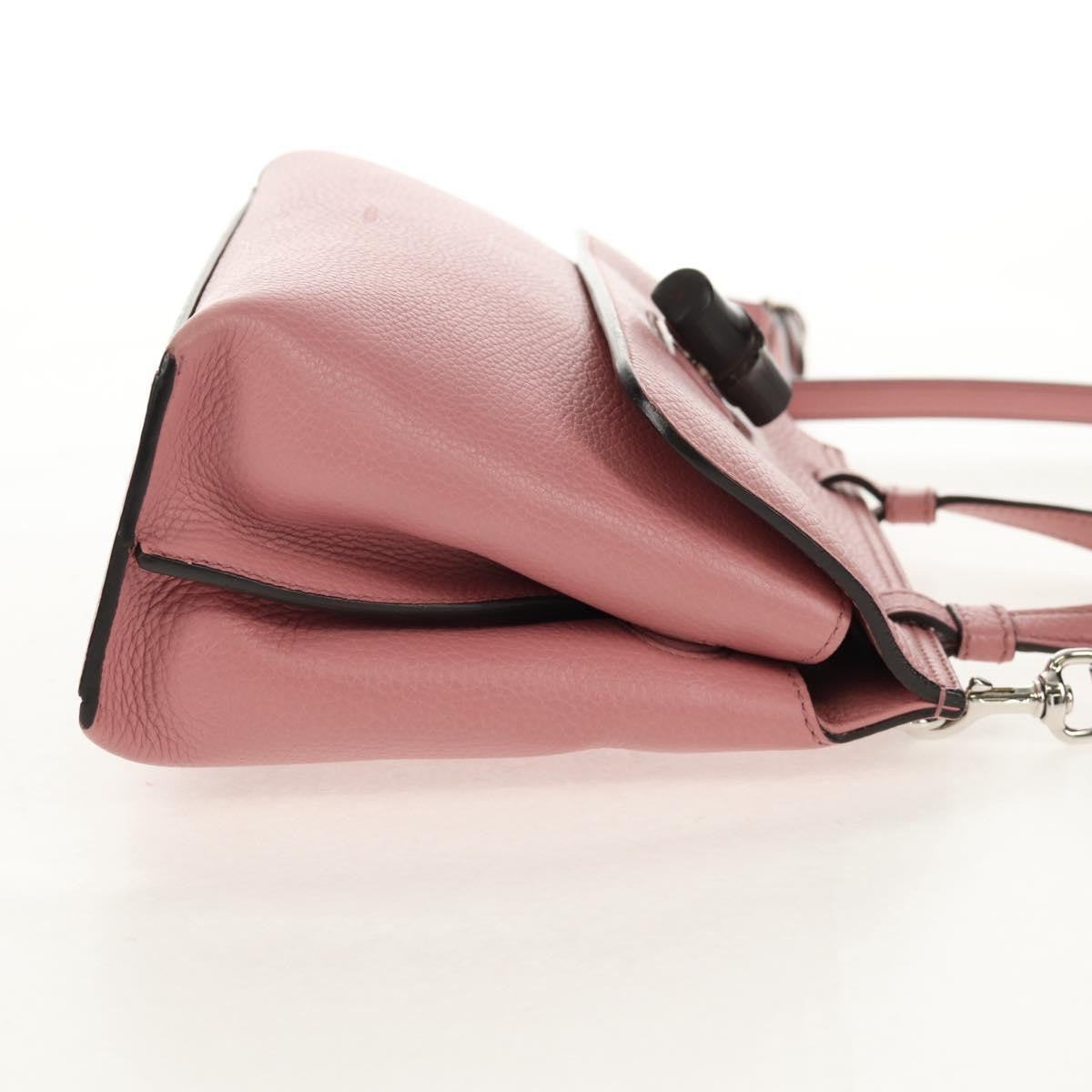 Gucci Bamboo Daily Top Handle Bag Leather