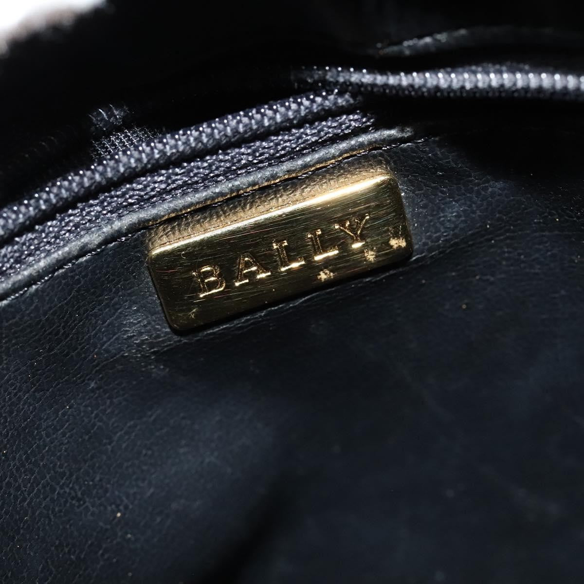 Bally Vintage Chain Shoulder Bag Quilted Leather