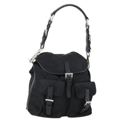 Prada Double Pocket Shoulder Bag Tessuto