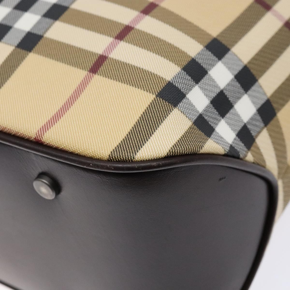 Burberry Vintage Tote Vintage Check Coated Canvas