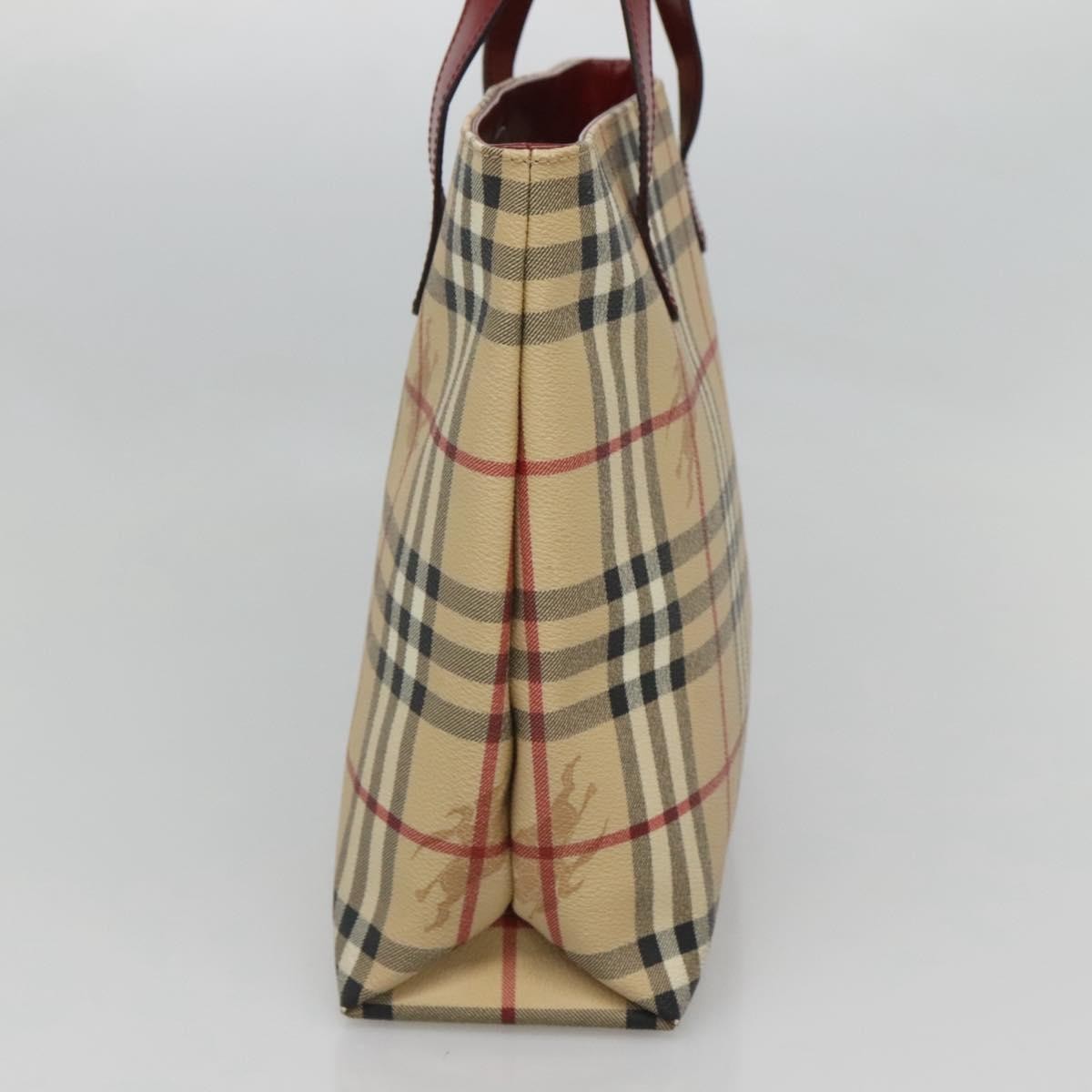 Burberry Nova Check Tote Canvas and Leather
