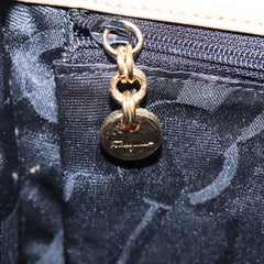 Salvatore Ferragamo Vintage Gancini Chain Shoulder Bag Leather