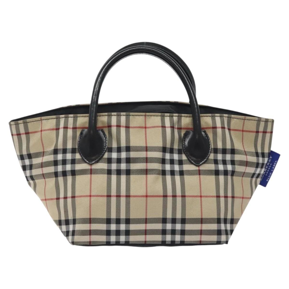 Burberry Nova Check Tote Nylon