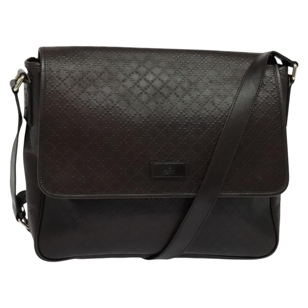 Gucci Lux Flap Messenger Bag Diamante Leather