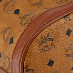 MCM Drawstring Shoulder Bag Leather