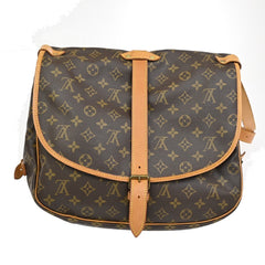 Louis Vuitton Saumur Handbag Monogram Canvas