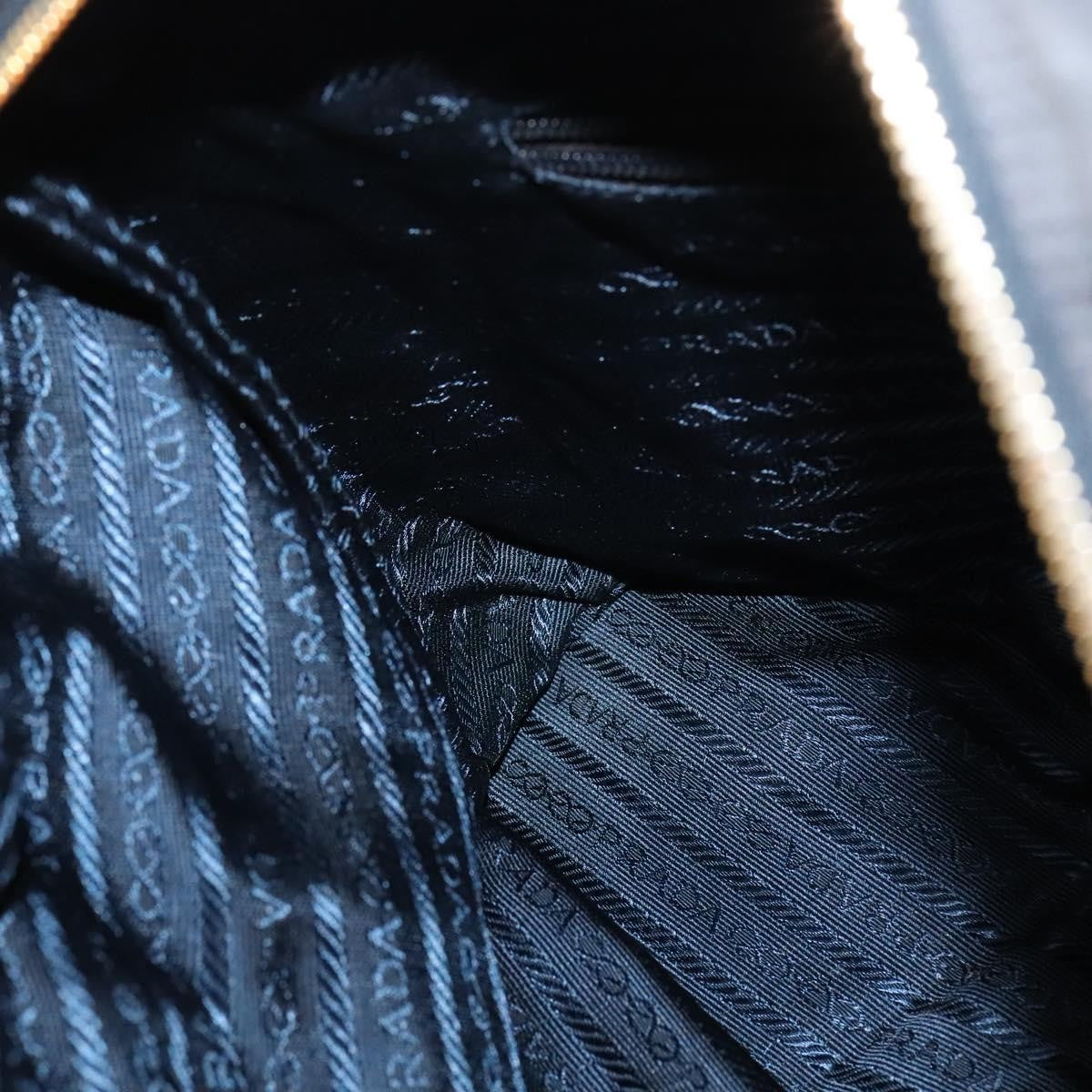 Prada Chain Shoulder Bag Quilted Tessuto