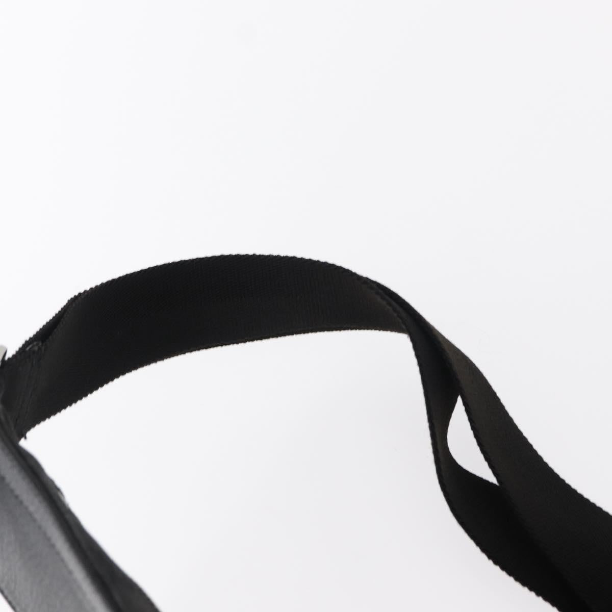 Gucci Vintage Double Belt Bag GG Canvas with Leather