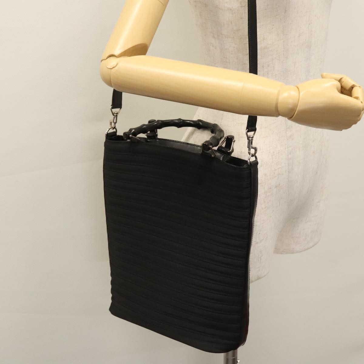 Gucci Vintage Bamboo Handle Bag Nylon