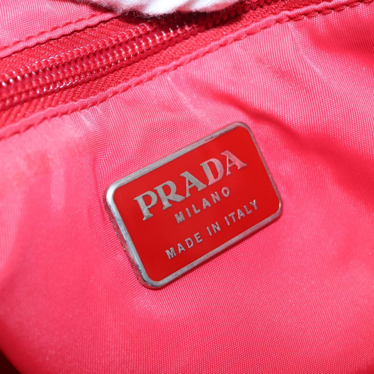 Prada Logo Flat Tote Bag. Nylon Tessuto