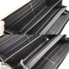 Gucci Icon Zip Around Wallet Guccissima Leather