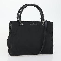 Gucci Vintage Bamboo Handle Tote Nylon
