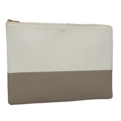 Celine Bicolor Solo Clutch Leather