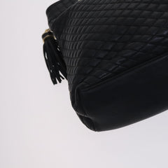 Bally Vintage Chain Shoulder Bag Quilted Leather