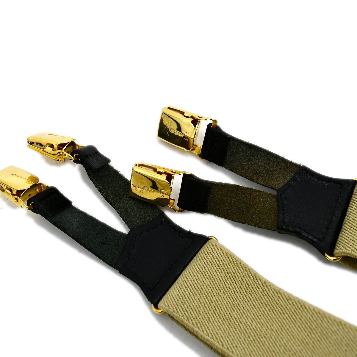 Chanel Logo Suspenders Canvas