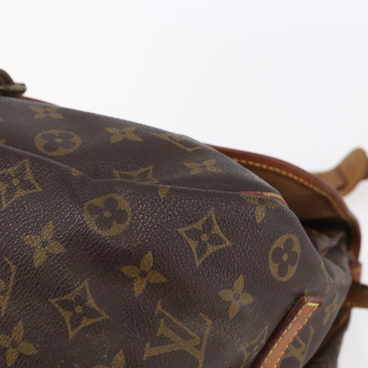 Louis Vuitton Saumur Handbag Monogram Canvas