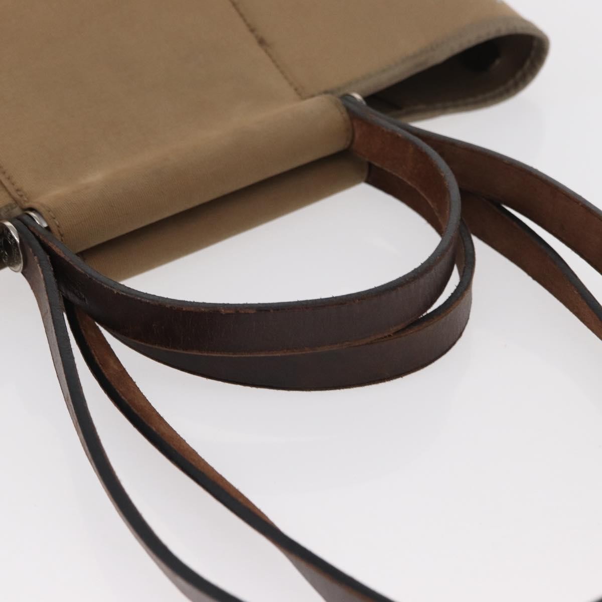 Hermes Cabag Elan Toile and Leather