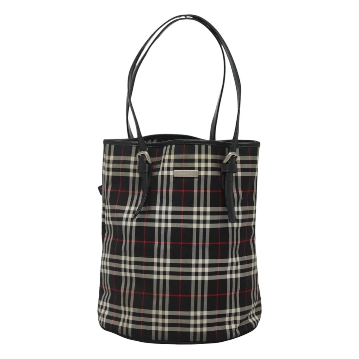 Burberry Nova Check Tote Nylon