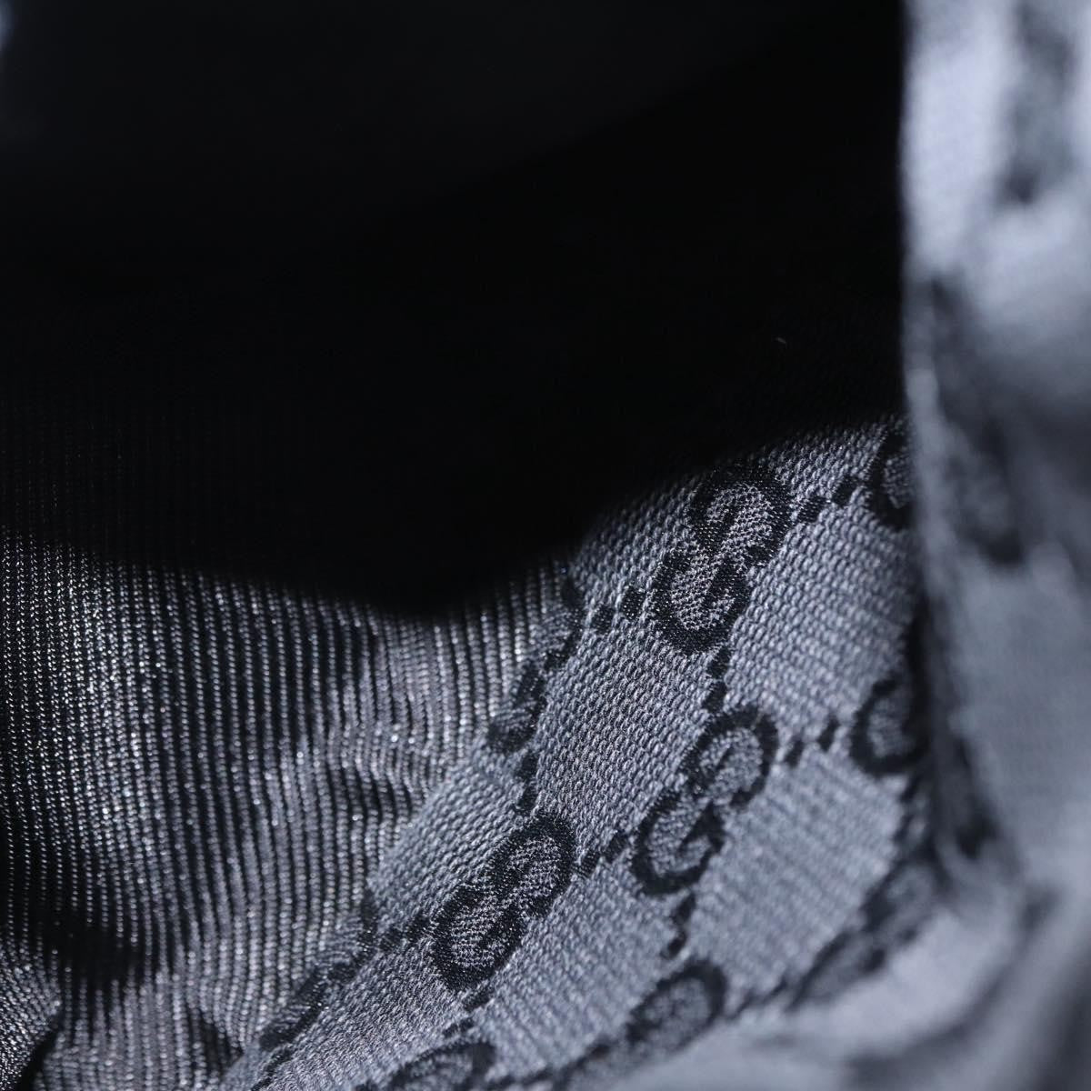 Gucci Vintage Double Belt Bag GG Canvas with Leather